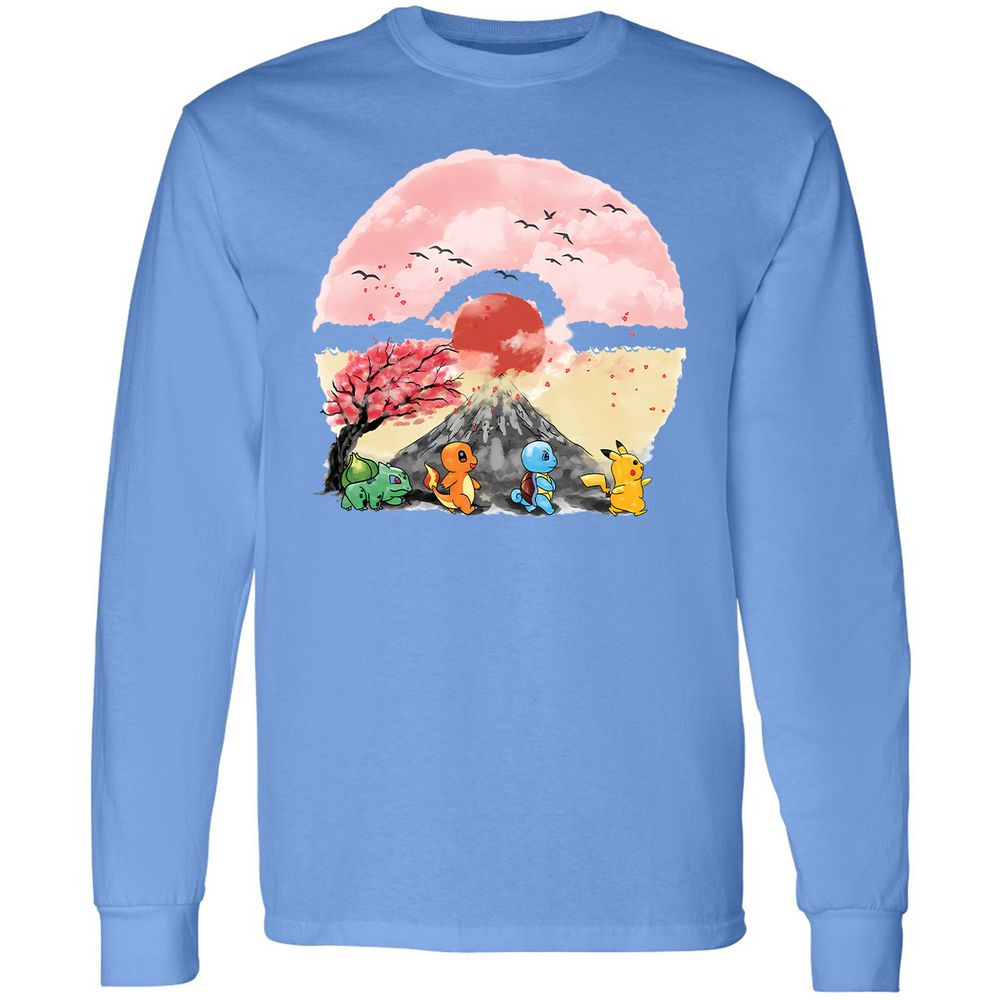 Long Sleeve T-Shirt - 2KAD3BEV - Carolina Blue - 2