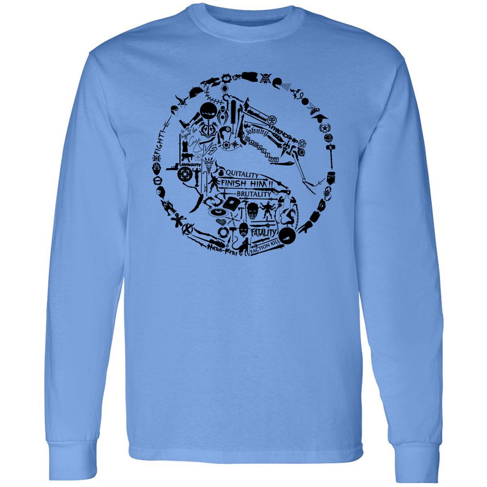 Long Sleeve T-Shirt - 7K4YQV4T - Carolina Blue - 2