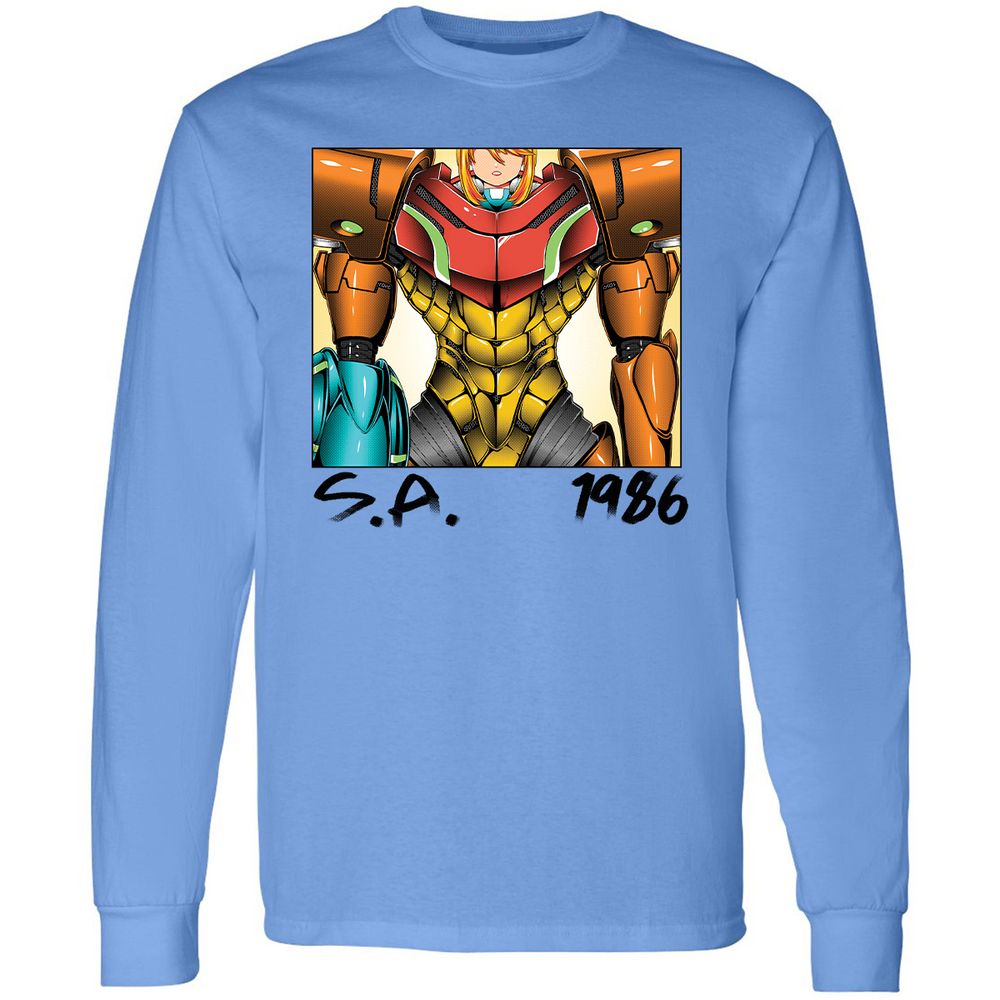 Long Sleeve T-Shirt - 2LUE3P7W - Carolina Blue - 2