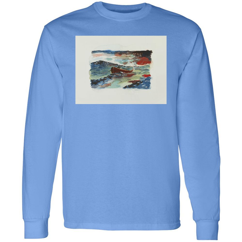 Long Sleeve T-Shirt - THWHP773 - Carolina Blue - 2