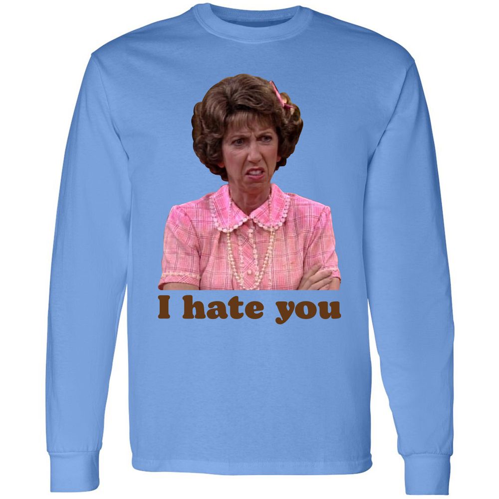Long Sleeve T-Shirt - YGXT3YVU - Carolina Blue - 2