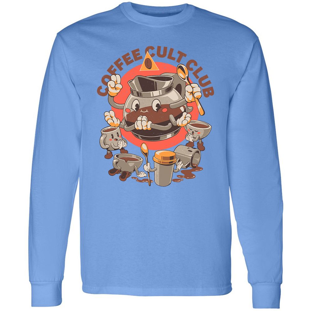 Long Sleeve T-Shirt - HHUF4B4C - Carolina Blue - 2