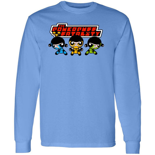 Long Sleeve T-Shirt - QPYDRZFX - Carolina Blue - 2