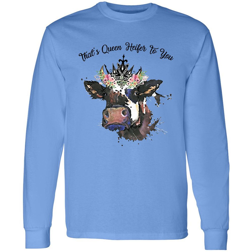 Long Sleeve T-Shirt - HUT9X2HF - Carolina Blue - 2