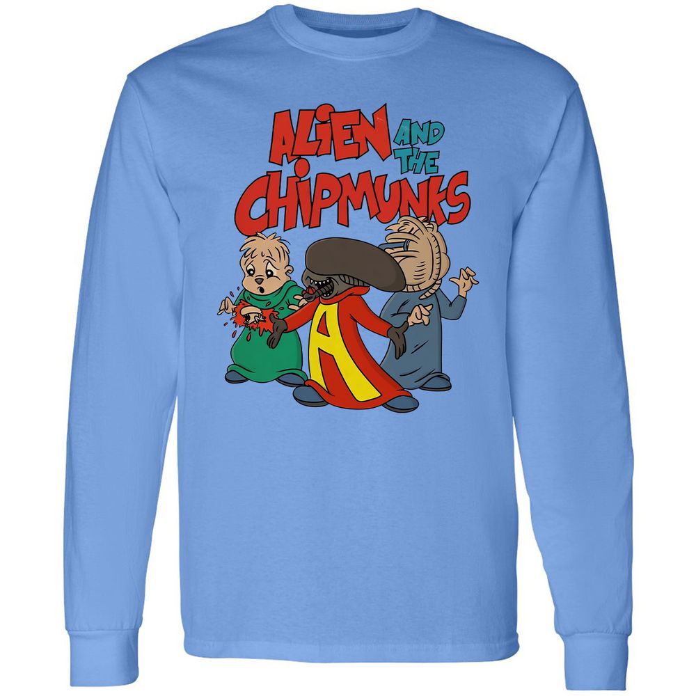 Long Sleeve T-Shirt - AAHAAXPM - Carolina Blue - 2
