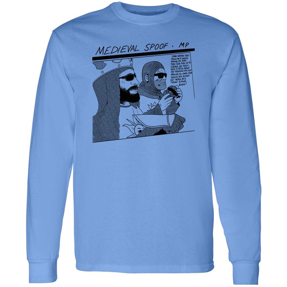Long Sleeve T-Shirt - A8F14BKH - Carolina Blue - 2
