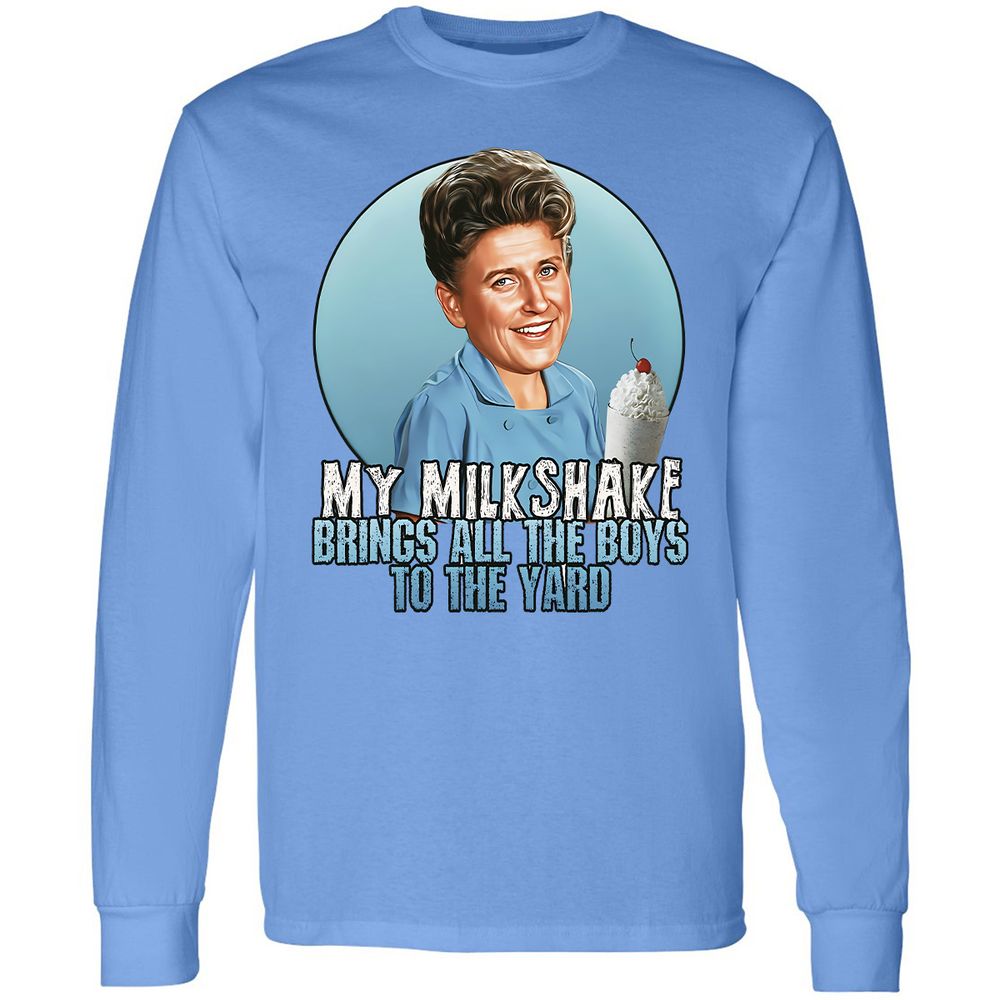 Long Sleeve T-Shirt - Q8D5W46V - Carolina Blue - 2