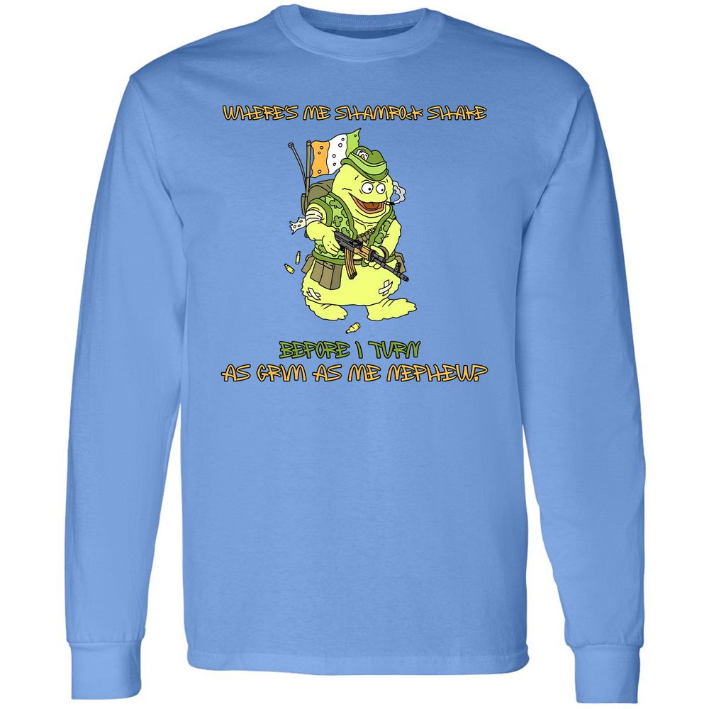 Long Sleeve T-Shirt - U7XANU8K - Carolina Blue - 2