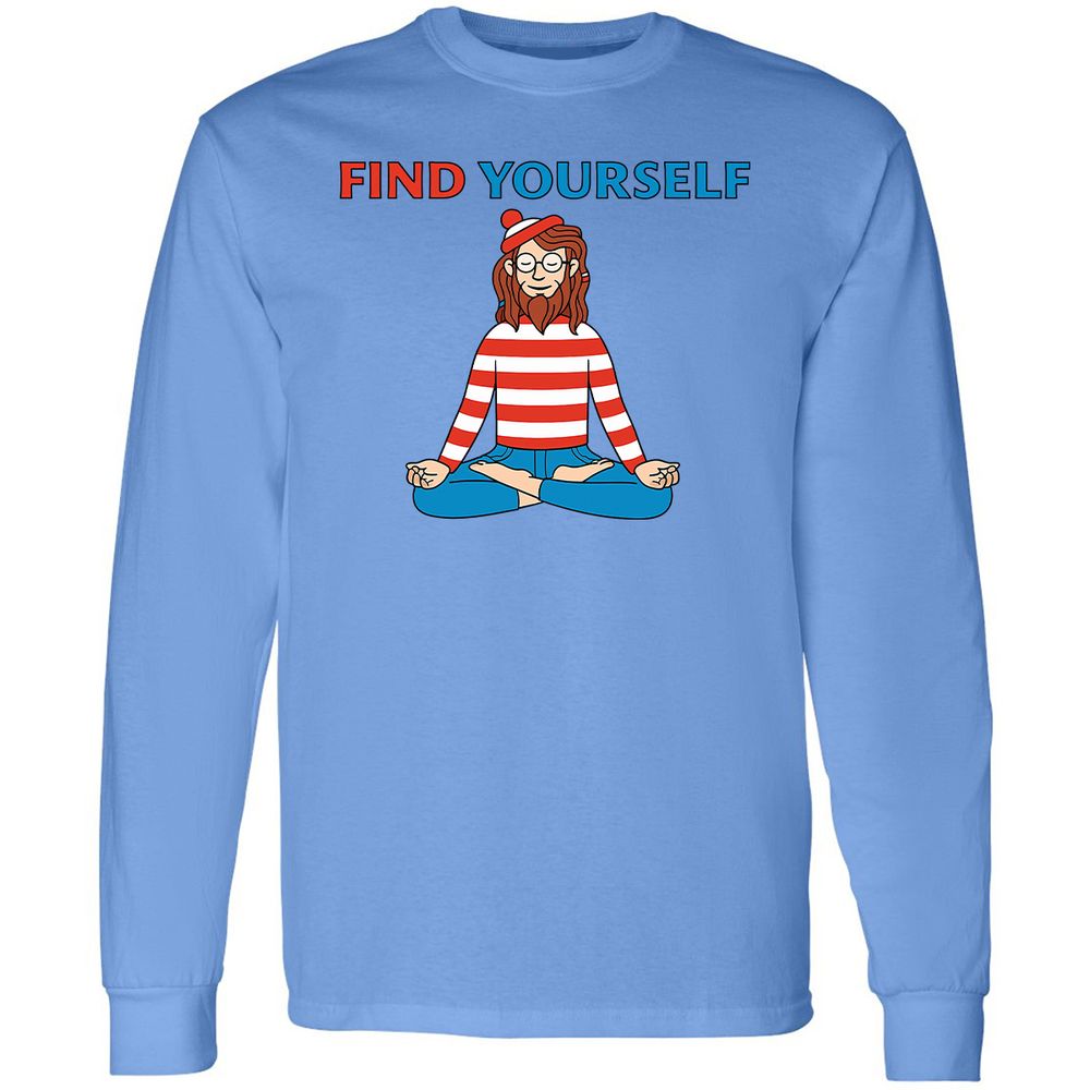Long Sleeve T-Shirt - MMB8VWJG - Carolina Blue - 2