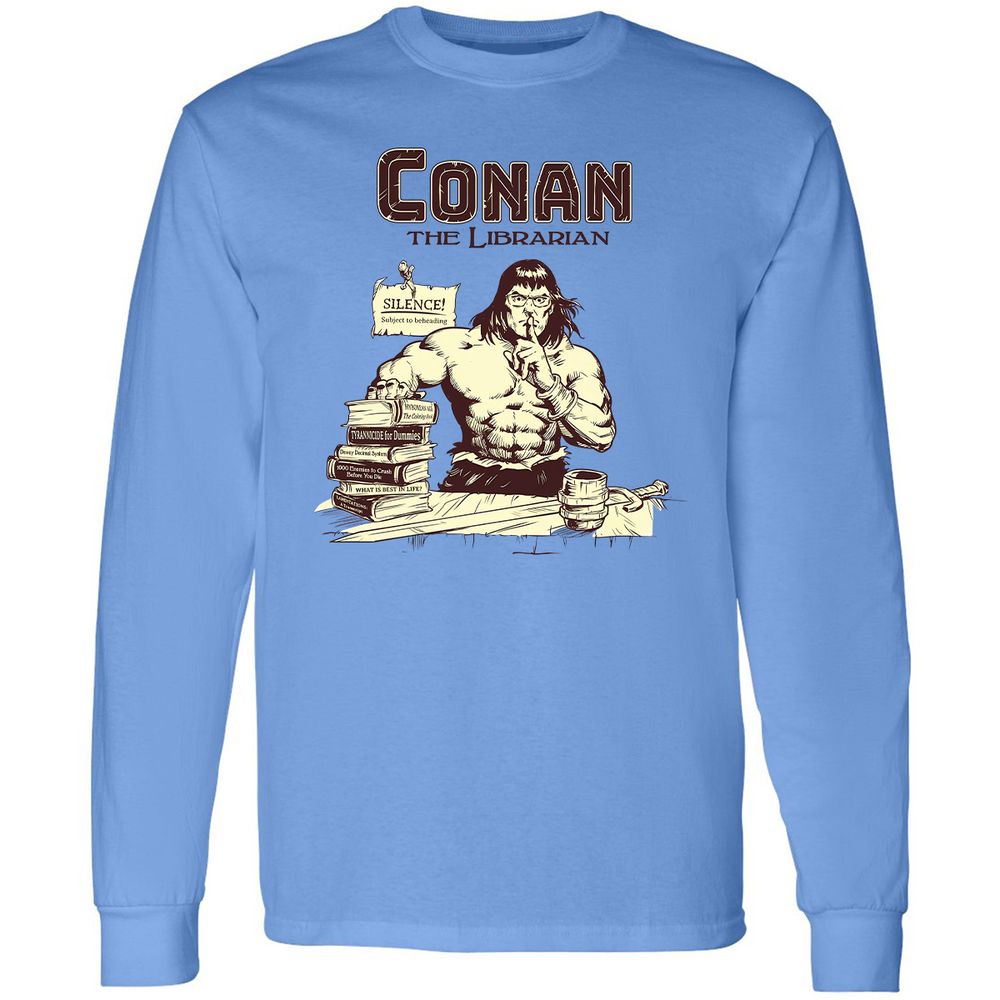 Long Sleeve T-Shirt - 4THUSR1L - Carolina Blue - 2