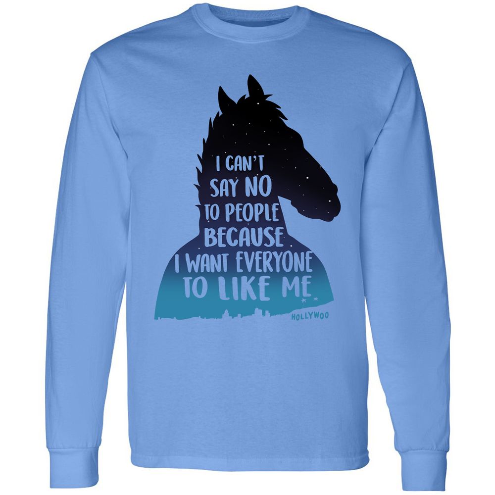 Long Sleeve T-Shirt - JLF587SS - Carolina Blue - 2