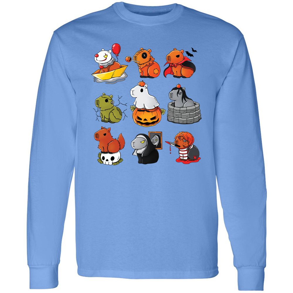 Long Sleeve T-Shirt - WPKRRE5L - Carolina Blue - 2