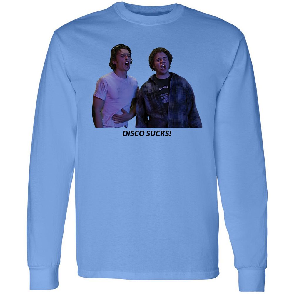 Long Sleeve T-Shirt - HQD3BWGF - Carolina Blue - 2