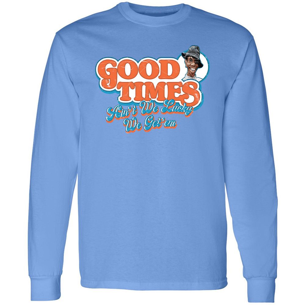 Long Sleeve T-Shirt - PVSWYZQU - Carolina Blue - 2
