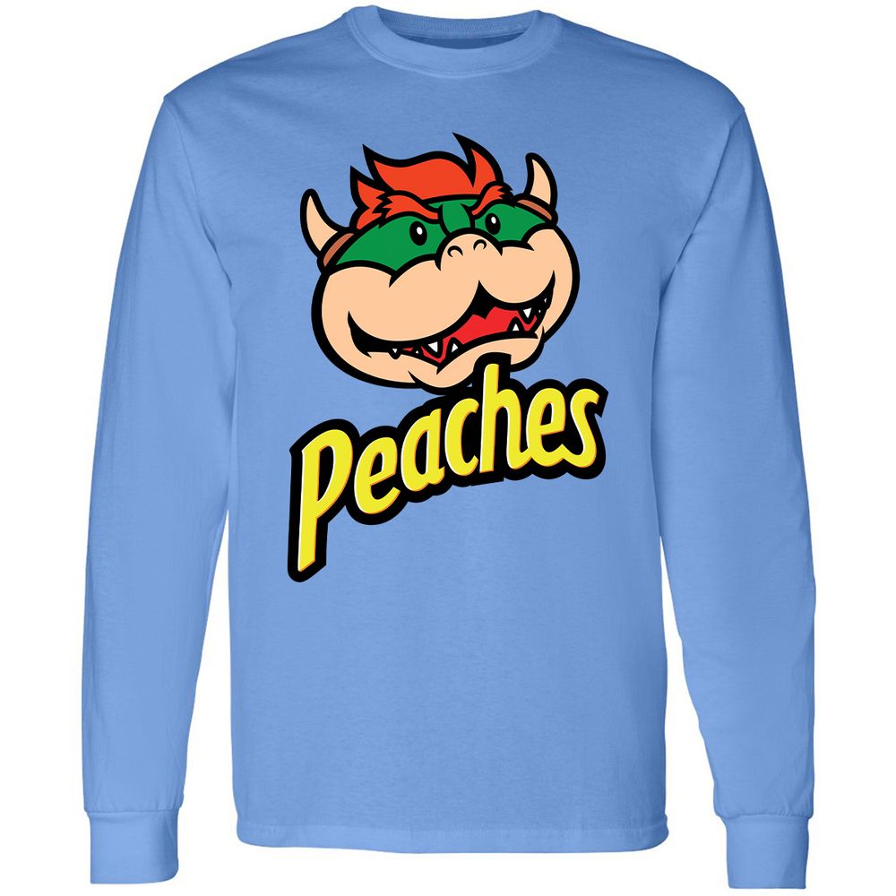 Long Sleeve T-Shirt - 8ZCTH6AK - Carolina Blue - 2