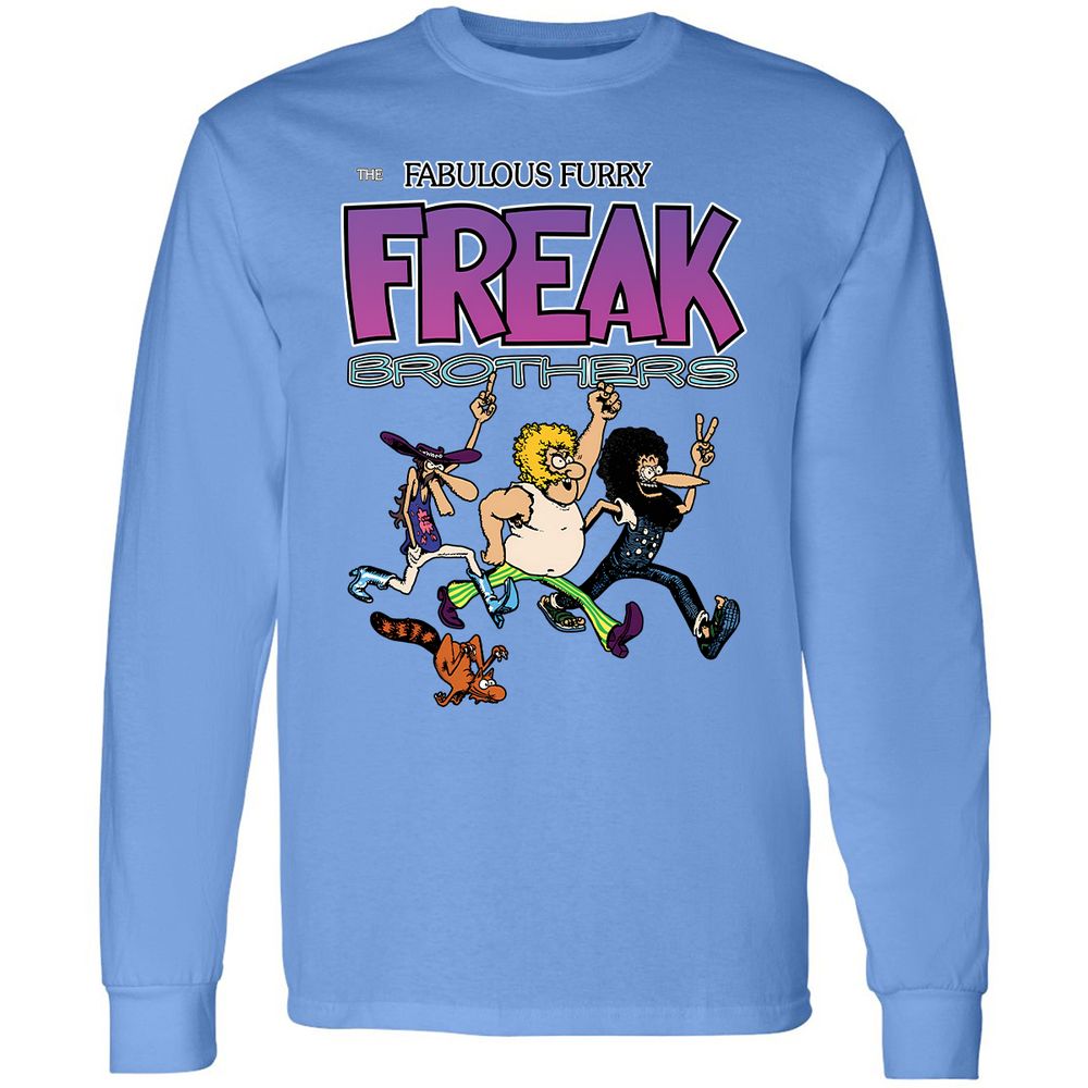 Long Sleeve T-Shirt - CS8YEQKJ - Carolina Blue - 2