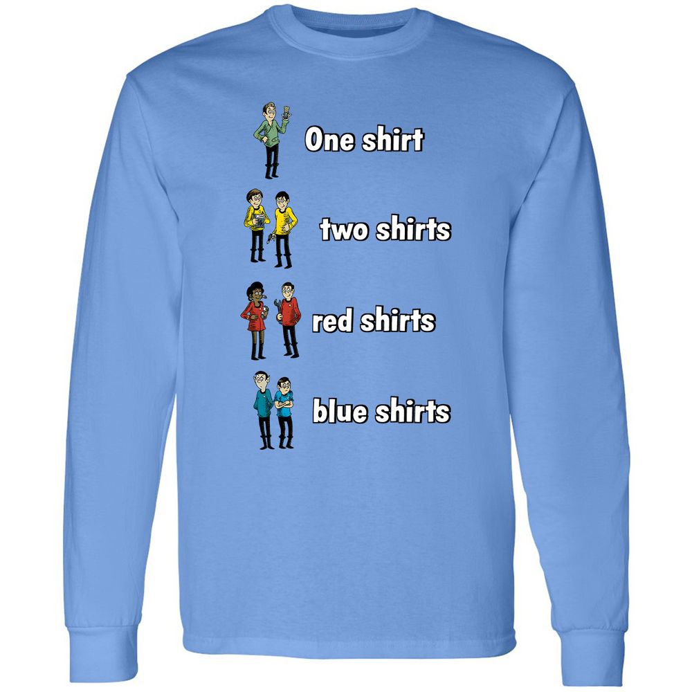Long Sleeve T-Shirt - GW4NGA66 - Carolina Blue - 2