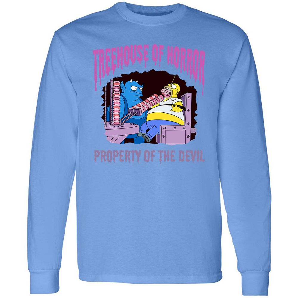 Long Sleeve T-Shirt - VBTU6J8V - Carolina Blue - 2