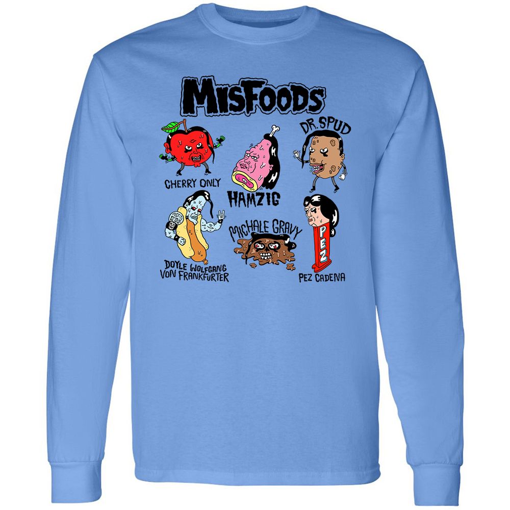 Long Sleeve T-Shirt - 74FYN1S8 - Carolina Blue - 2