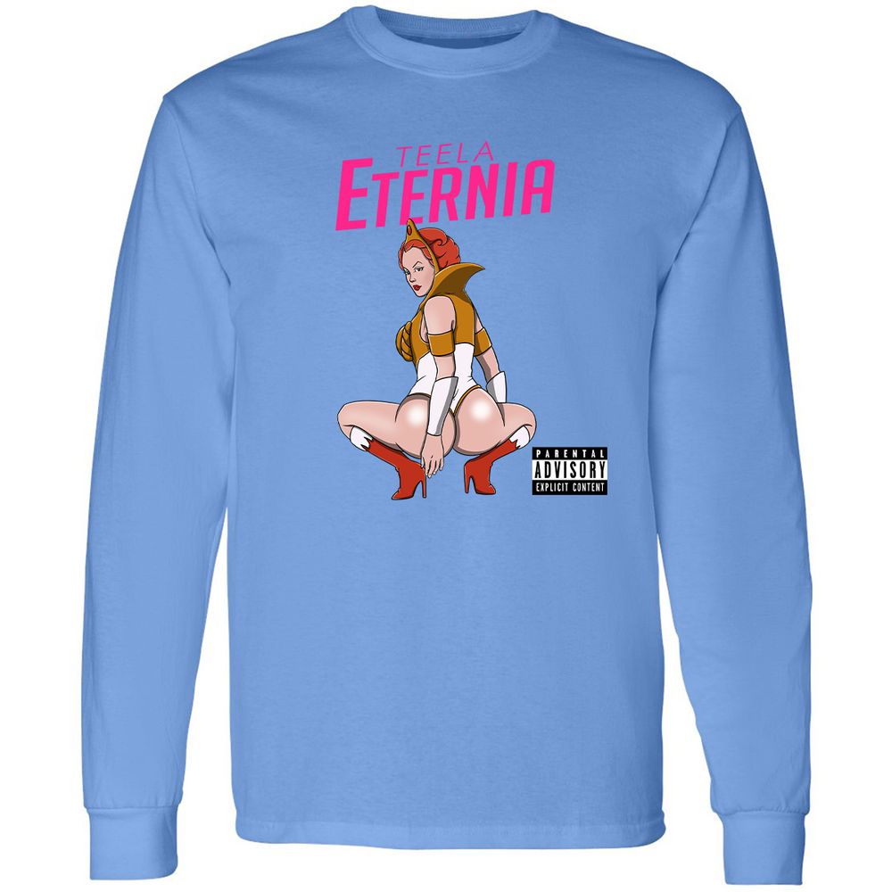 Long Sleeve T-Shirt - AVALQCQ4 - Carolina Blue - 2