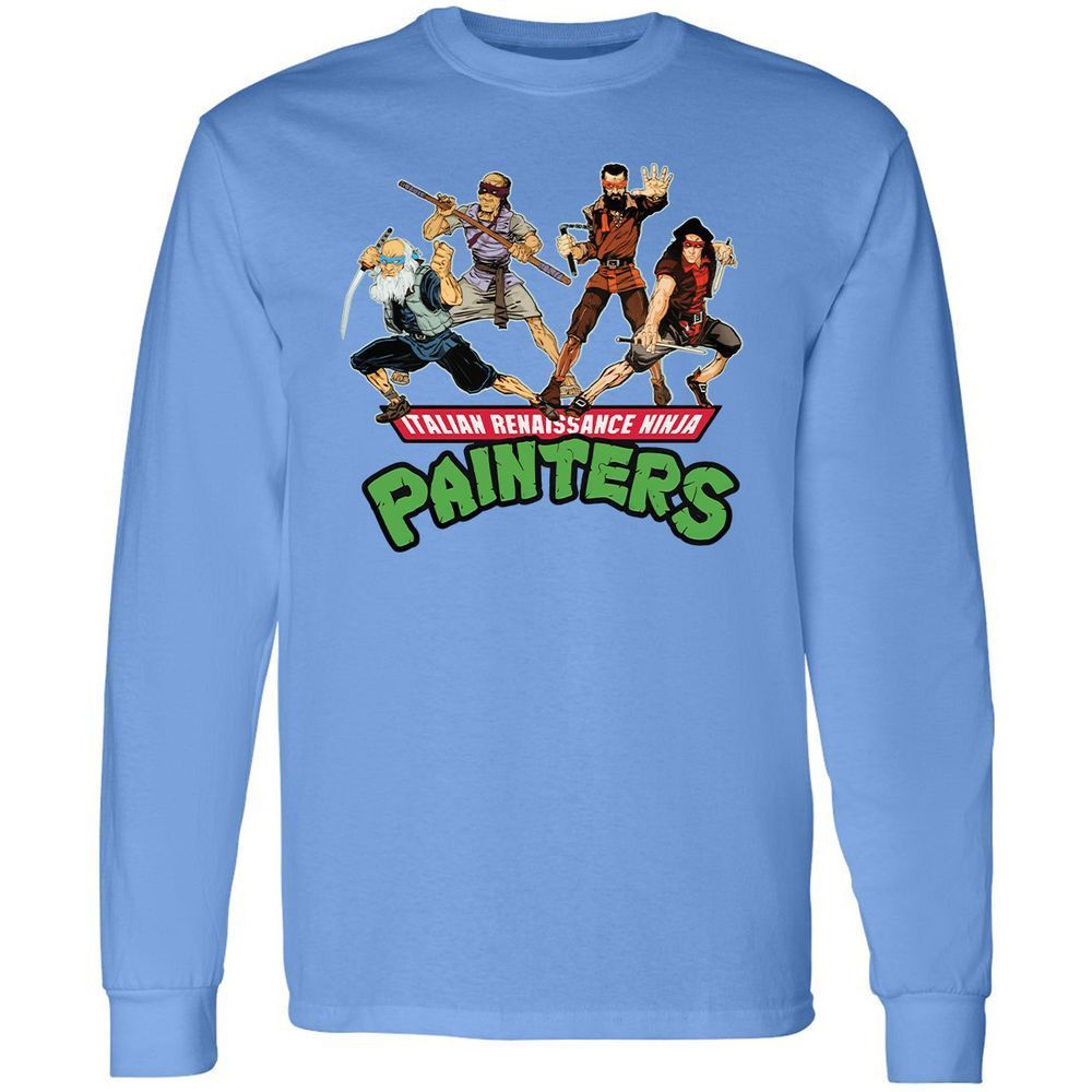 Long Sleeve T-Shirt - XJJTVRXH - Carolina Blue - 2