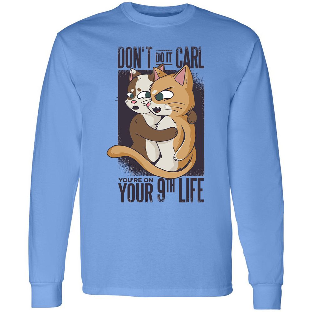 Long Sleeve T-Shirt - 4KFJZN6M - Carolina Blue - 2