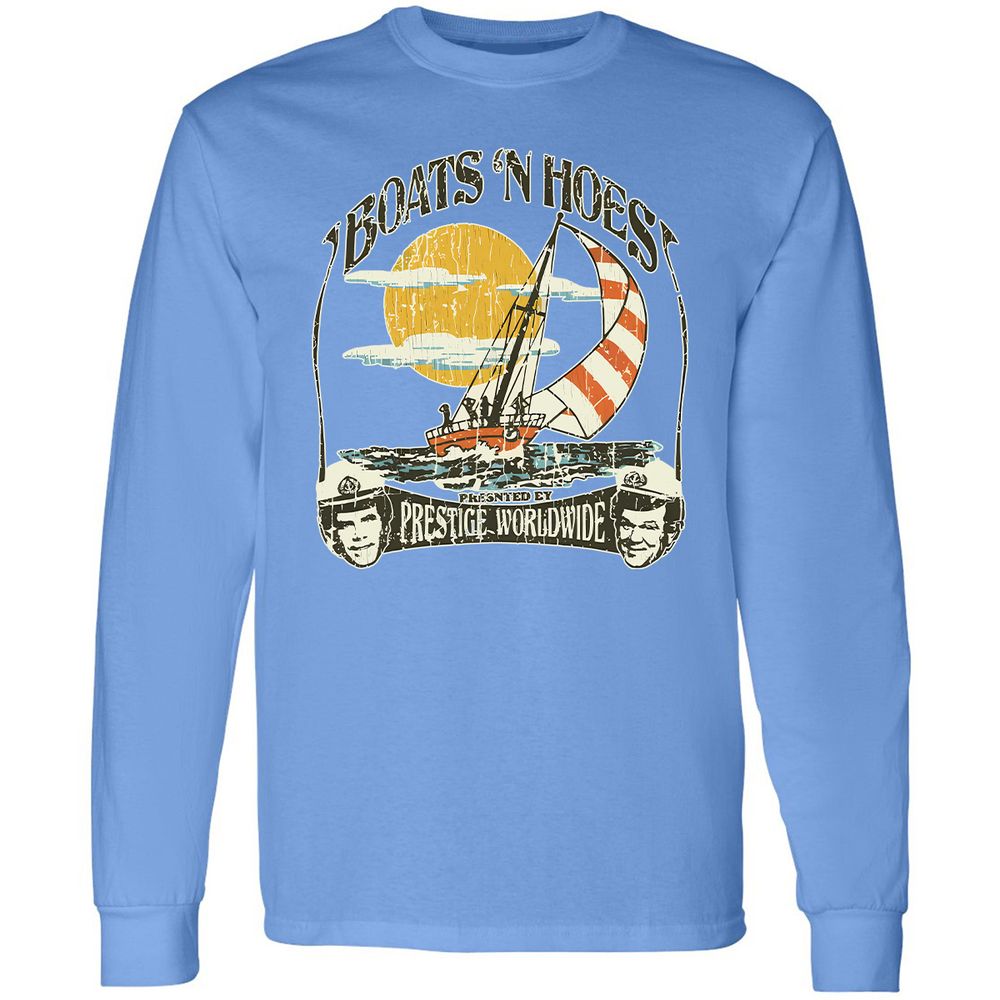 Long Sleeve T-Shirt - X3V1BWQX - Carolina Blue - 2