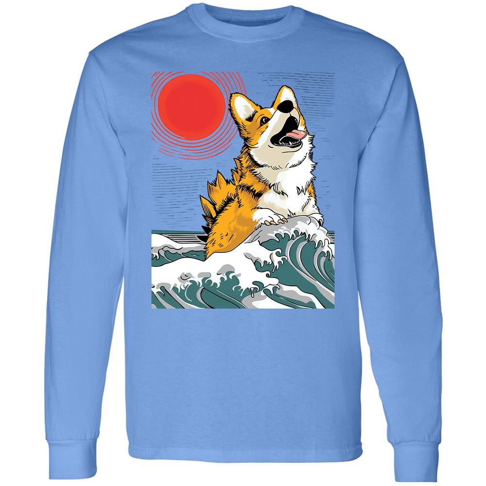 Long Sleeve T-Shirt - TDKS28ZN - Carolina Blue - 2