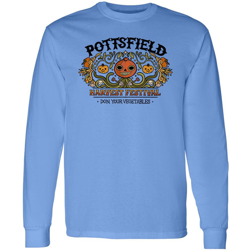 Long Sleeve T-Shirt - UZAUQU1M - Carolina Blue - 2