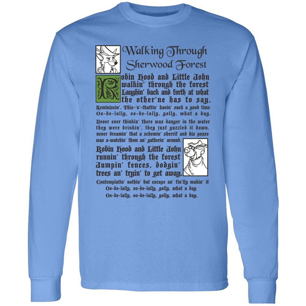 Long Sleeve T-Shirt - UTXQHSBM - Carolina Blue - 2