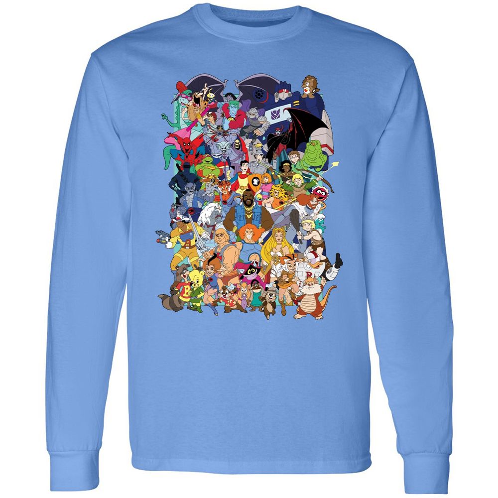 Long Sleeve T-Shirt - NL8B7XJM - Carolina Blue - 2