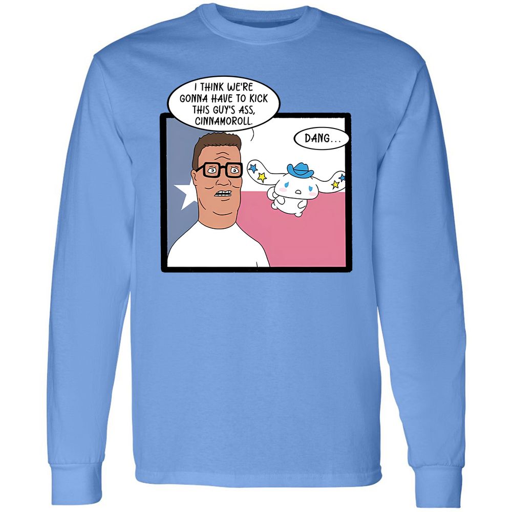 Long Sleeve T-Shirt - 7QHU6Z2X - Carolina Blue - 2