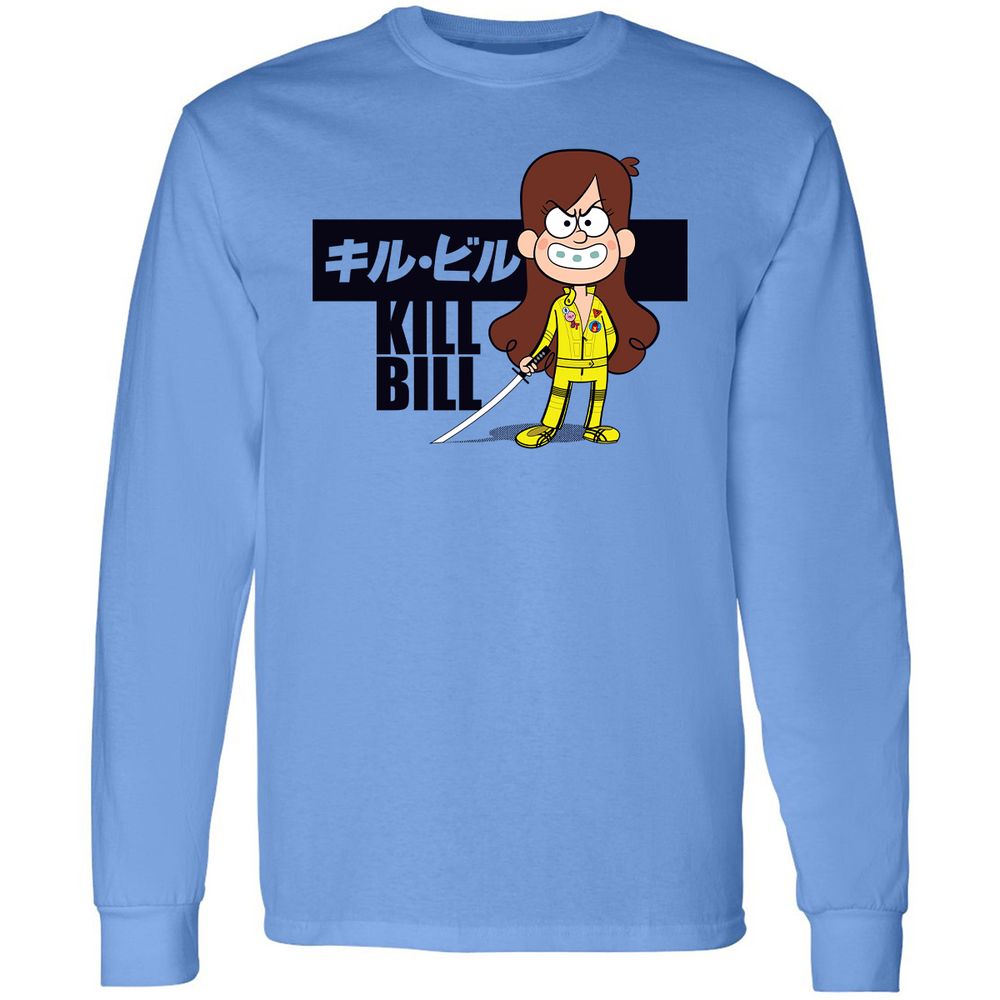 Long Sleeve T-Shirt - AZZCV97V - Carolina Blue - 2