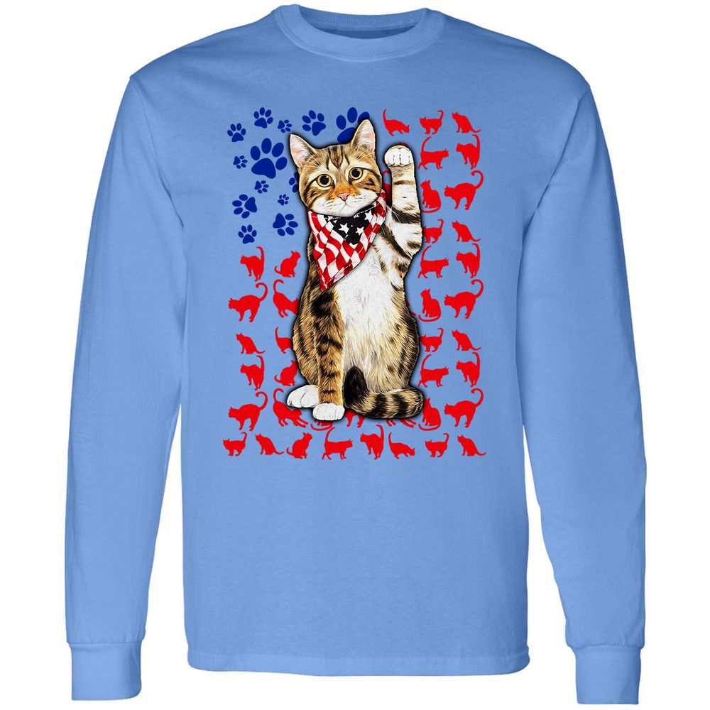 Long Sleeve T-Shirt - H71REQGH - Carolina Blue - 2