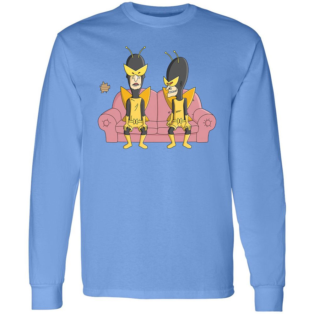 Long Sleeve T-Shirt - 7WZNLW47 - Carolina Blue - 2