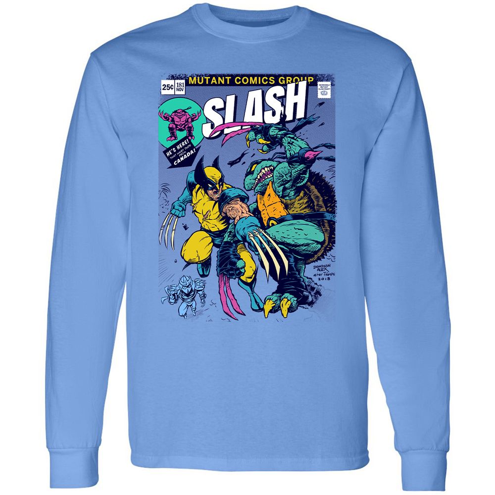 Long Sleeve T-Shirt - 43VRKSCS - Carolina Blue - 2