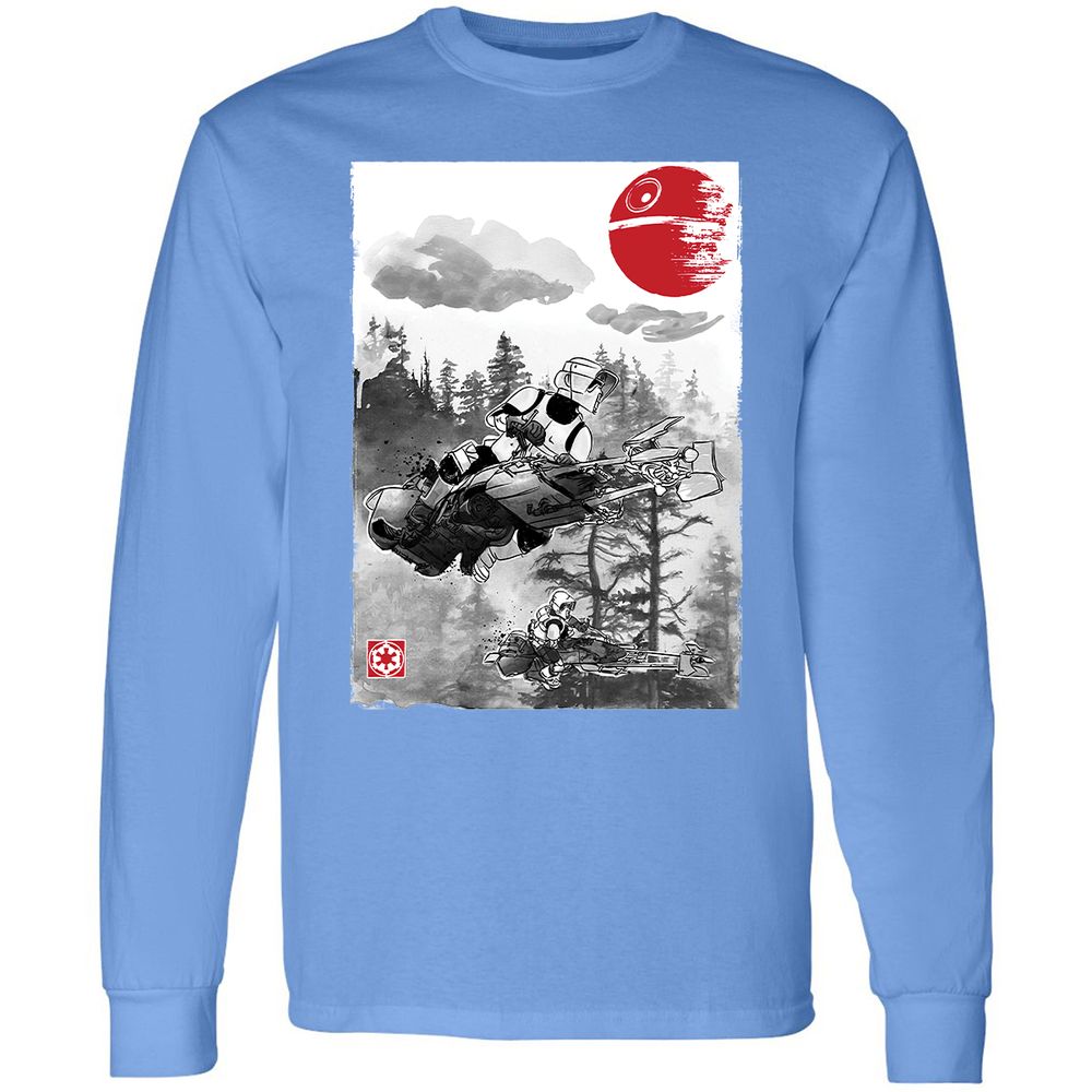 Long Sleeve T-Shirt - BCVG7JKD - Carolina Blue - 2