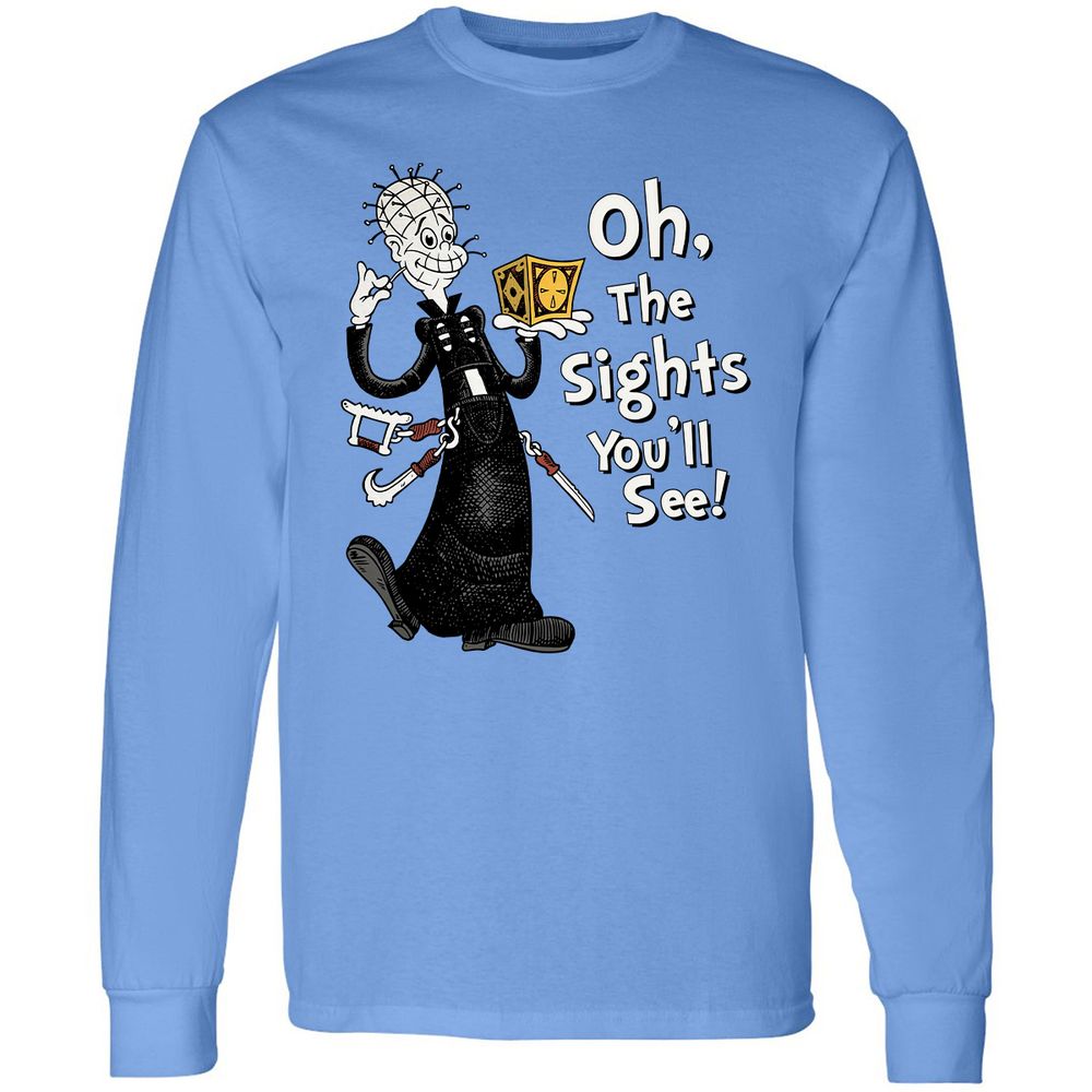 Long Sleeve T-Shirt - ANSQGTFA - Carolina Blue - 2