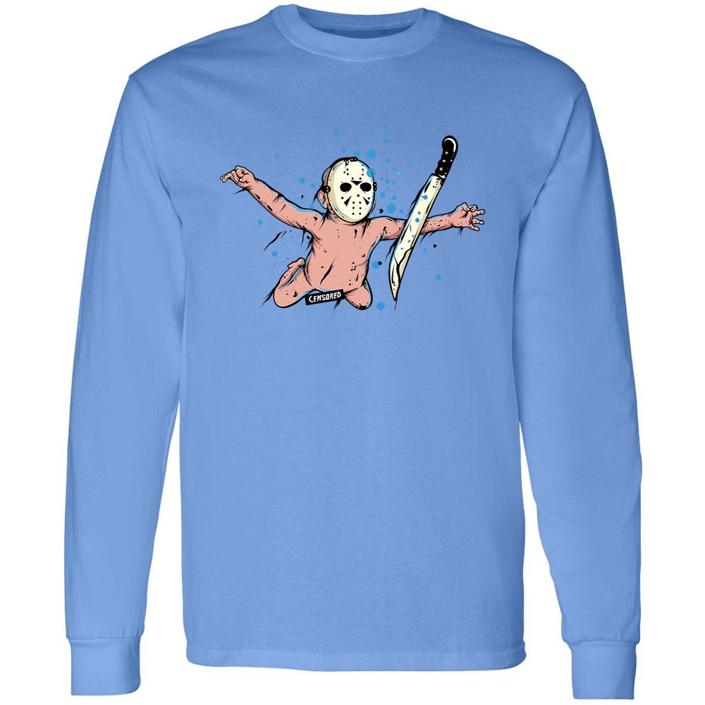 Long Sleeve T-Shirt - W9ME9T98 - Carolina Blue - 2