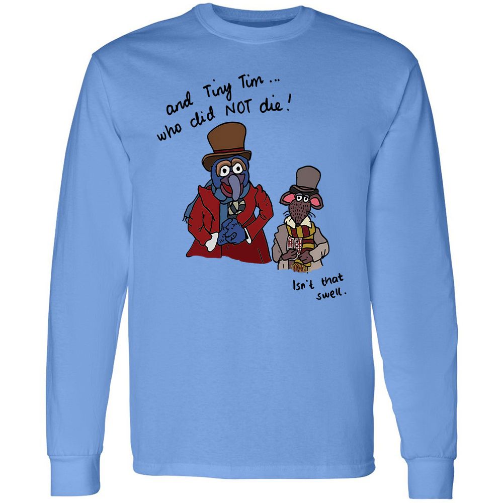Long Sleeve T-Shirt - QLGNBJAZ - Carolina Blue - 2