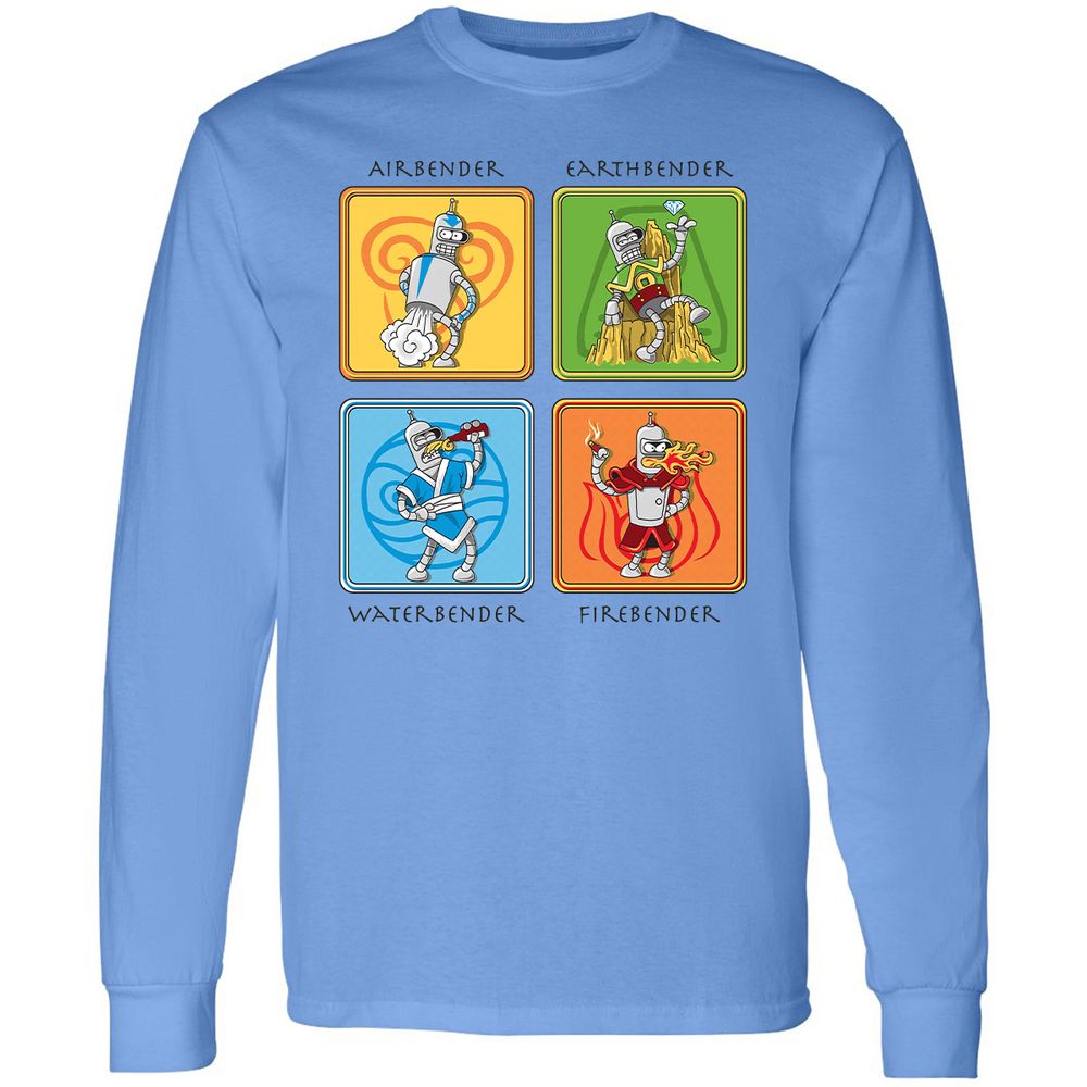 Long Sleeve T-Shirt - FZ45M7TB - Carolina Blue - 2