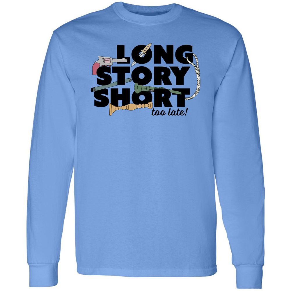 Long Sleeve T-Shirt - YKKYK718 - Carolina Blue - 2