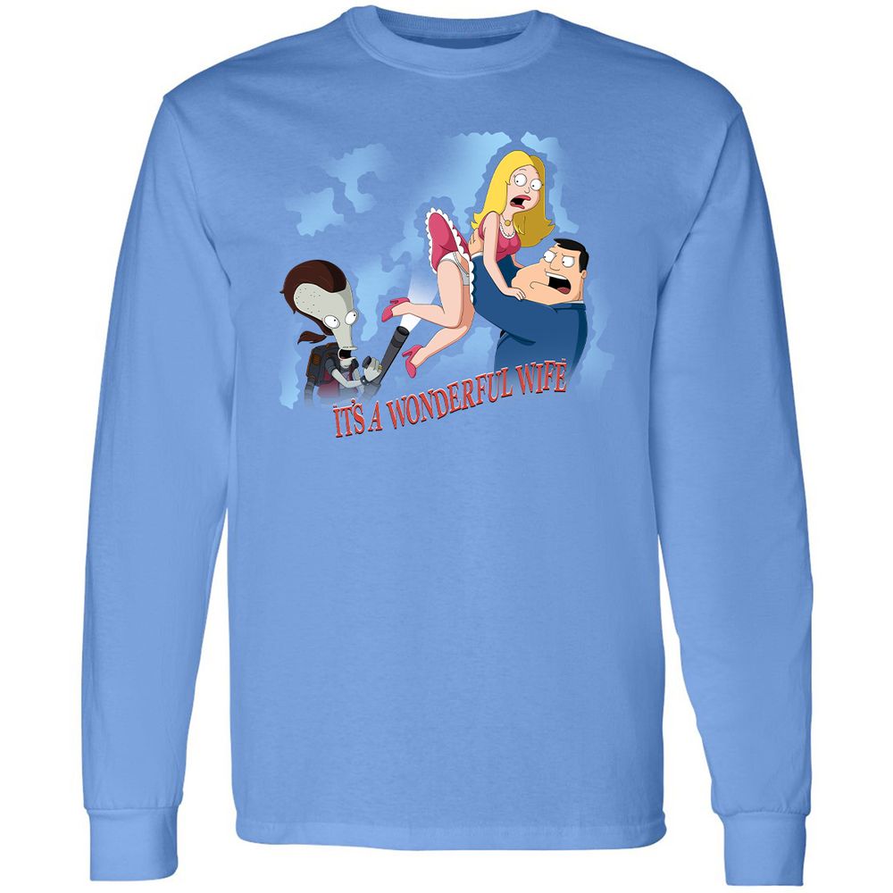 Long Sleeve T-Shirt - ENKUGEPB - Carolina Blue - 2