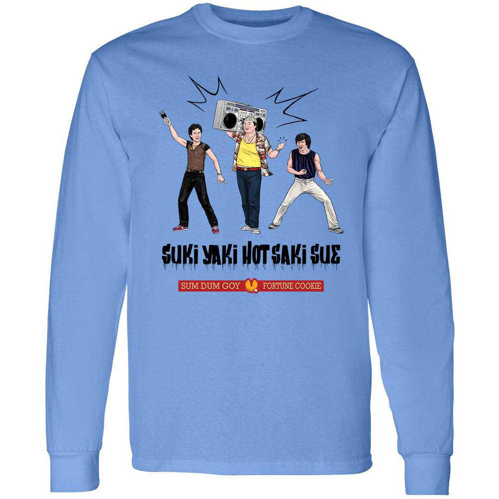 Long Sleeve T-Shirt - B7ABTDC1 - Carolina Blue - 2