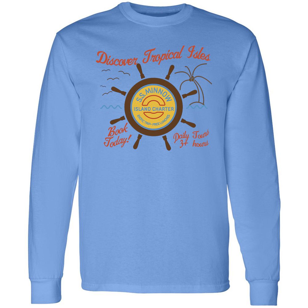 Long Sleeve T-Shirt - NQW8V4CK - Carolina Blue - 2
