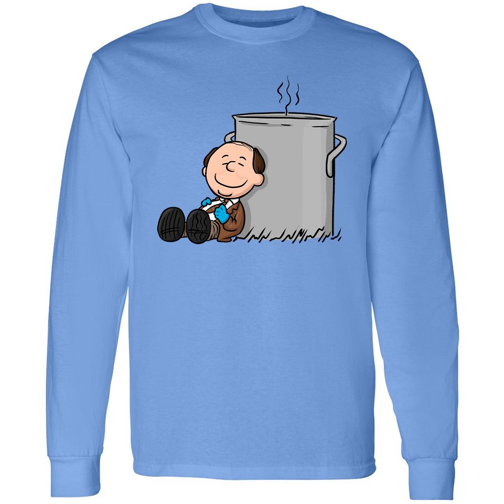 Long Sleeve T-Shirt - LVNFXF6Q - Carolina Blue - 2