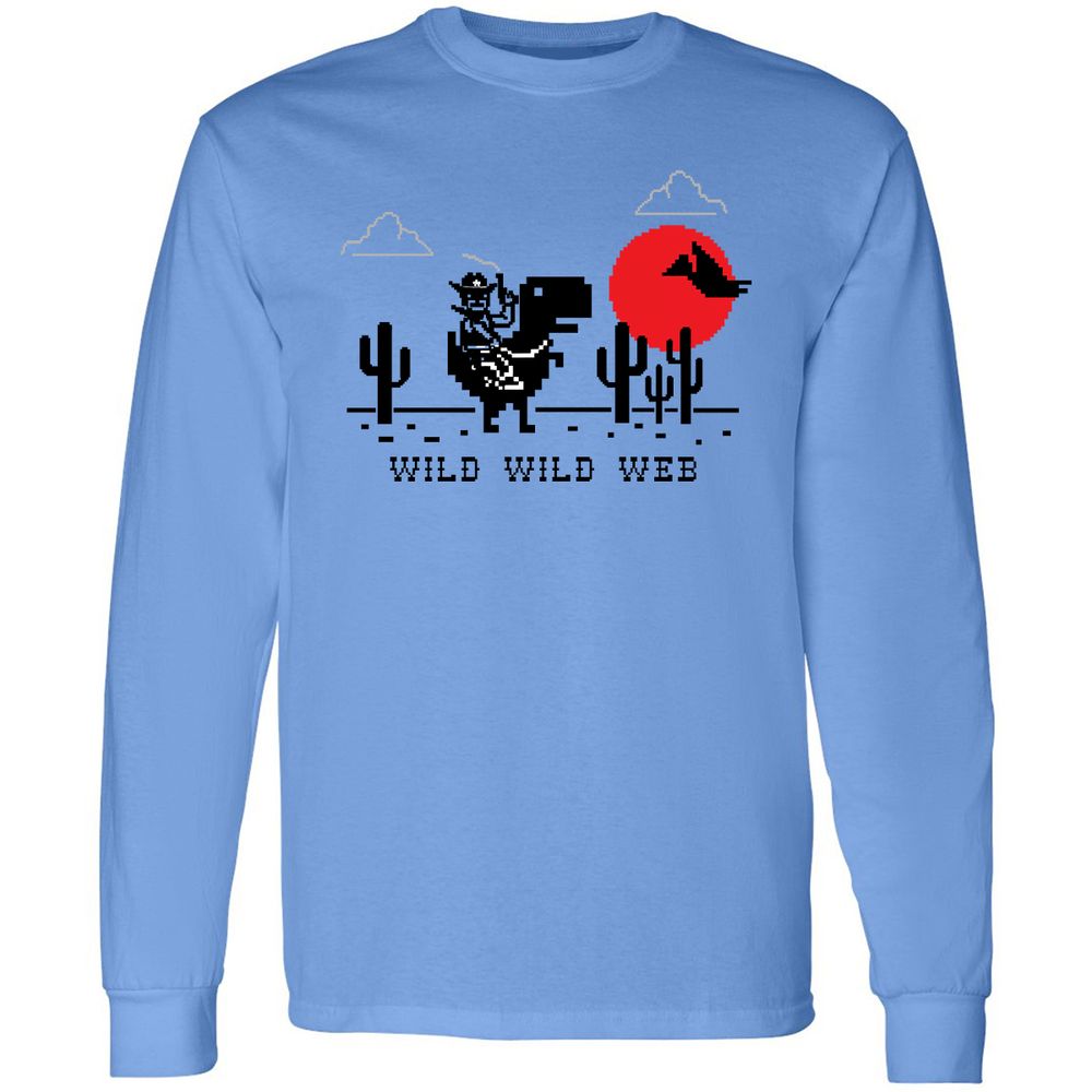 Long Sleeve T-Shirt - Q1R4N8MA - Carolina Blue - 2