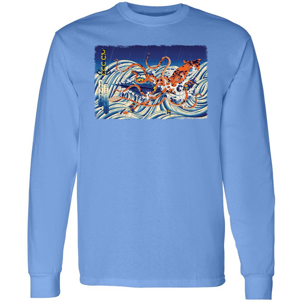Long Sleeve T-Shirt - XQVHDVQ8 - Carolina Blue - 2
