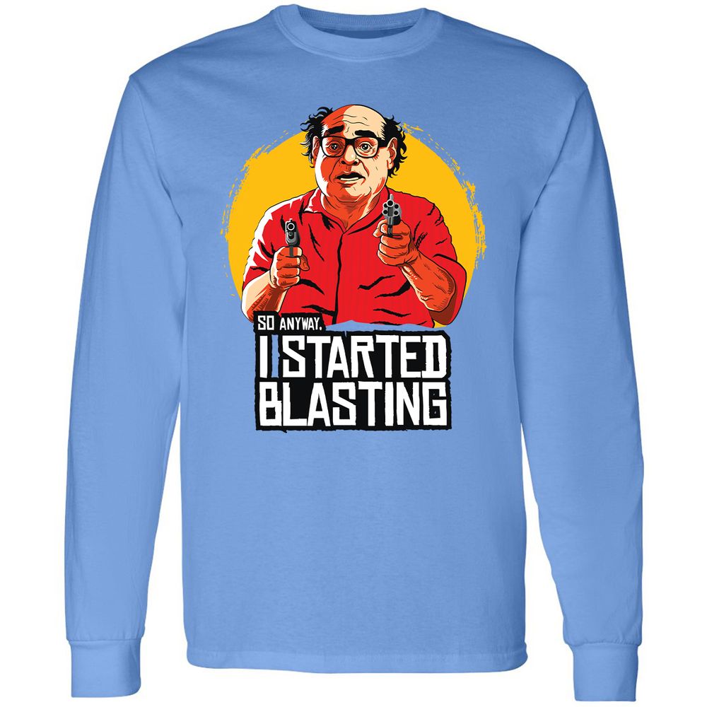 Long Sleeve T-Shirt - MUXSD8YM - Carolina Blue - 2