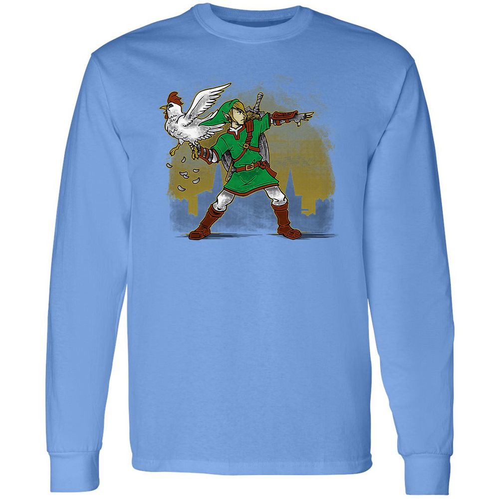 Long Sleeve T-Shirt - E6NVD2U5 - Carolina Blue - 2